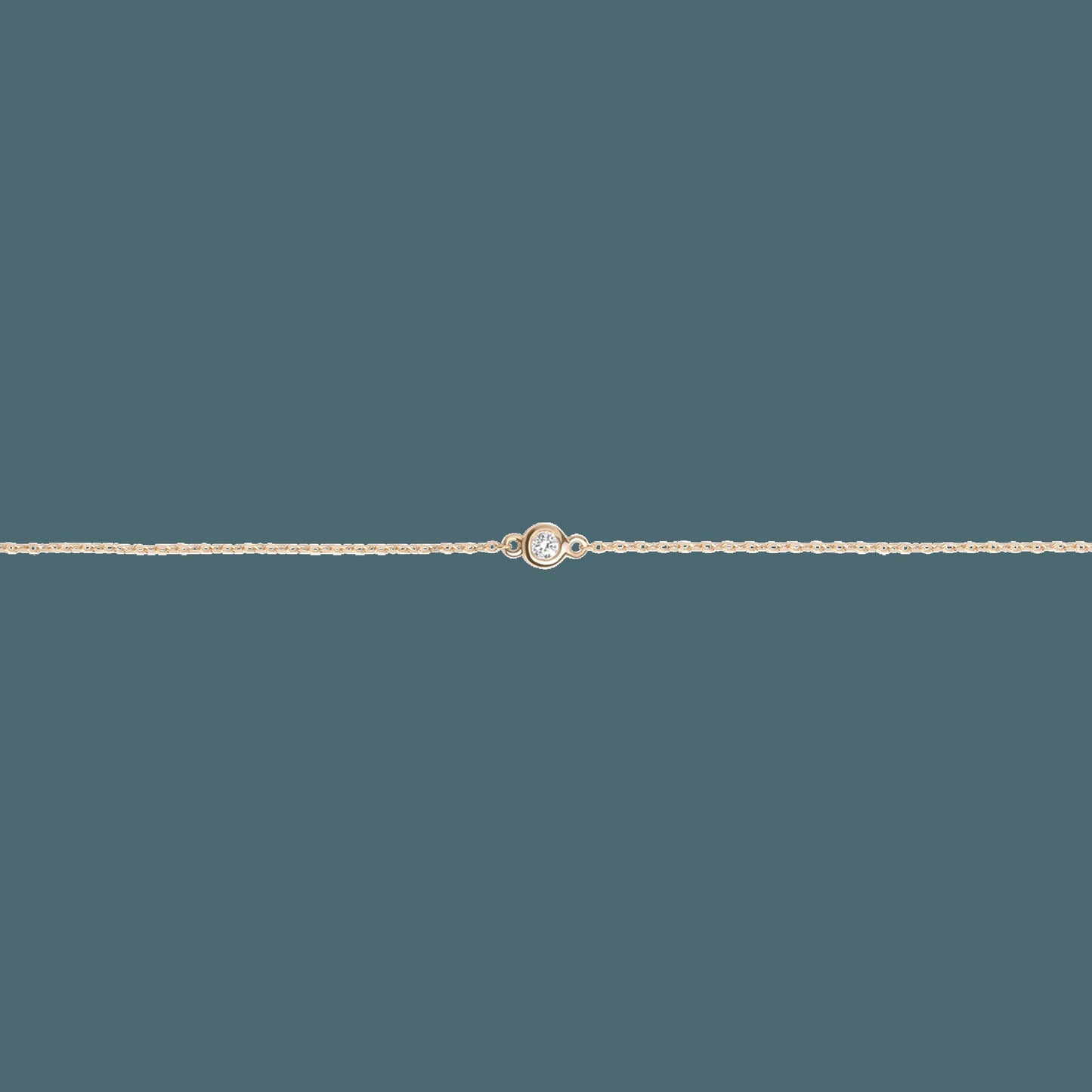 Mini Diamond Bezel Bracelet