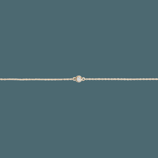 Mini Diamond Bezel Bracelet