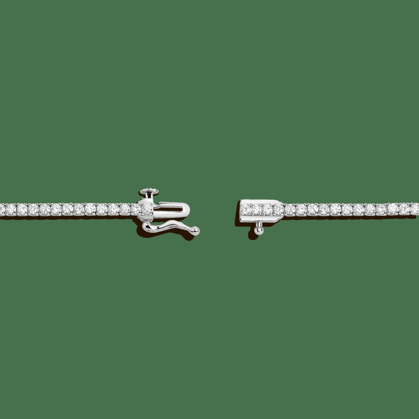 Classic Lab Grown Diamond Tennis Necklace