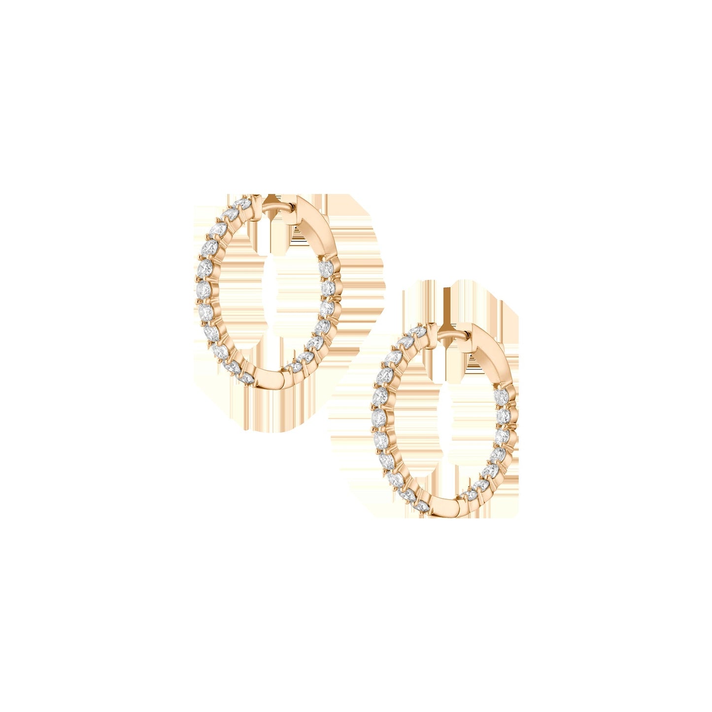 2ct Luxury Lab Grown Diamond Hoops
