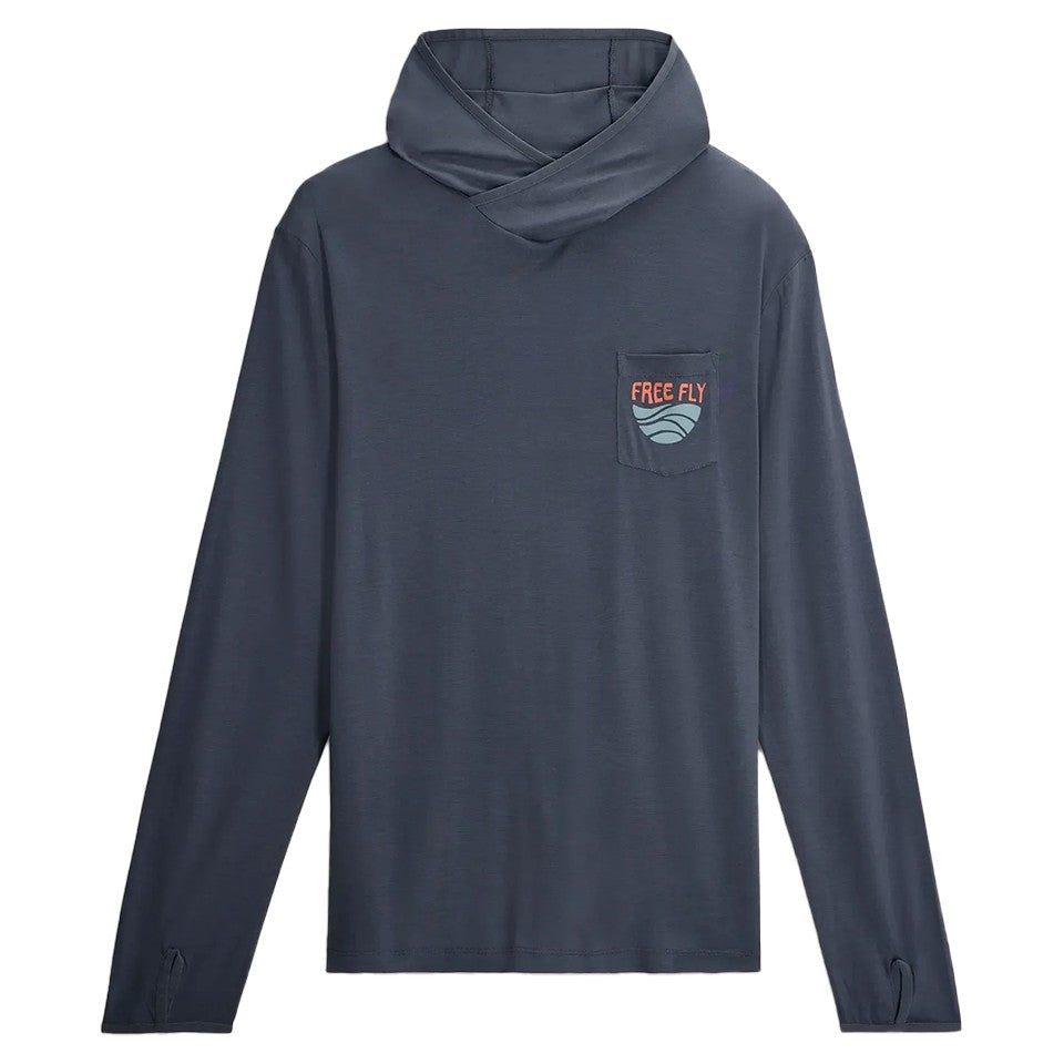 Free Fly Men's Bamboo Lightweight Graphic Hoodie