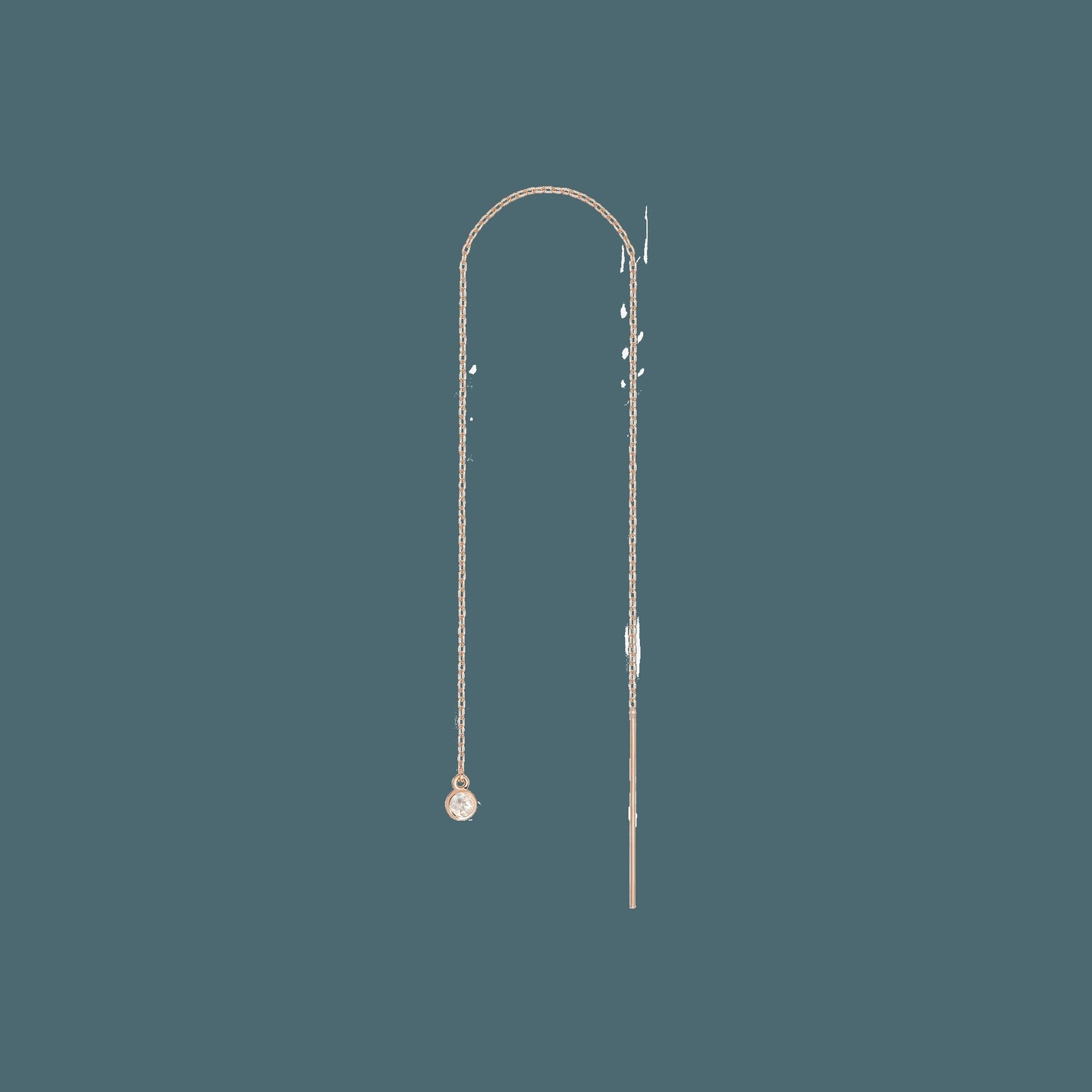Birthstone Ear Chain Threader (Pair)