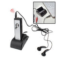 In Ear Double Duty Wireless Earphone Headphone with FM Radio Function, for TV / DVD / VCD / MP3 (SX-W026S)(Black)