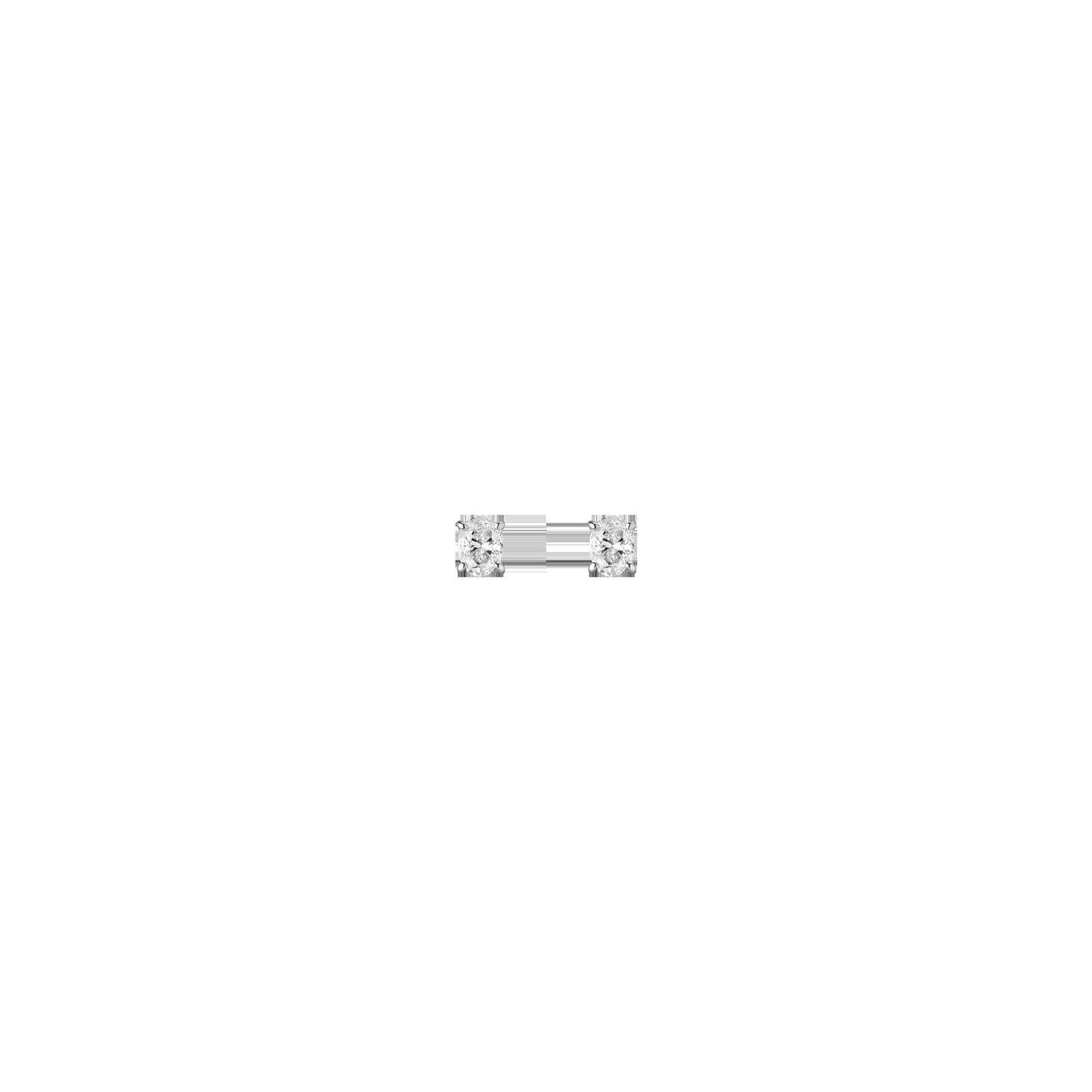 0.5ct Oval Lab Grown Diamond Stud Earrings