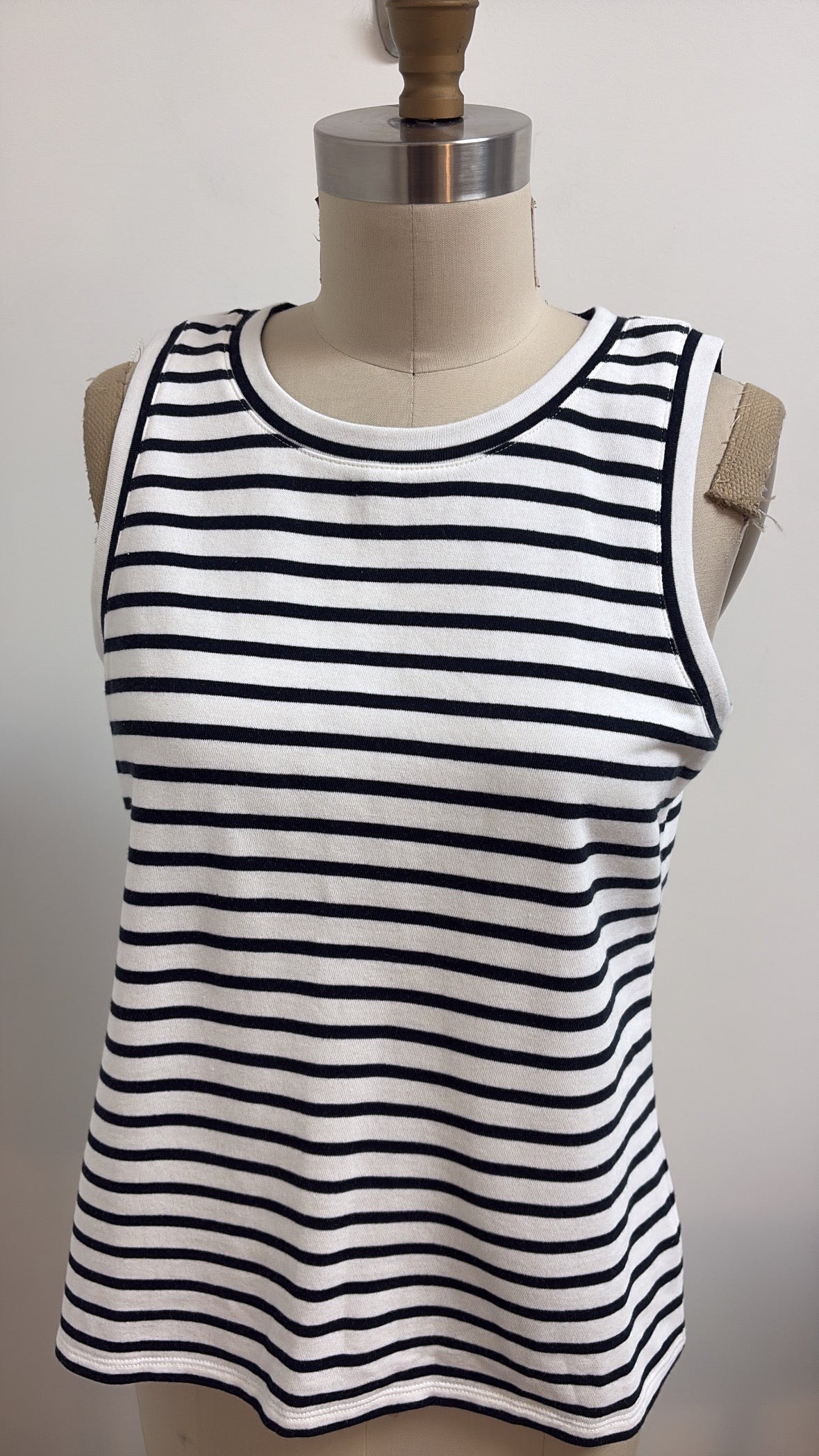 New Talbots Stripe Top, M