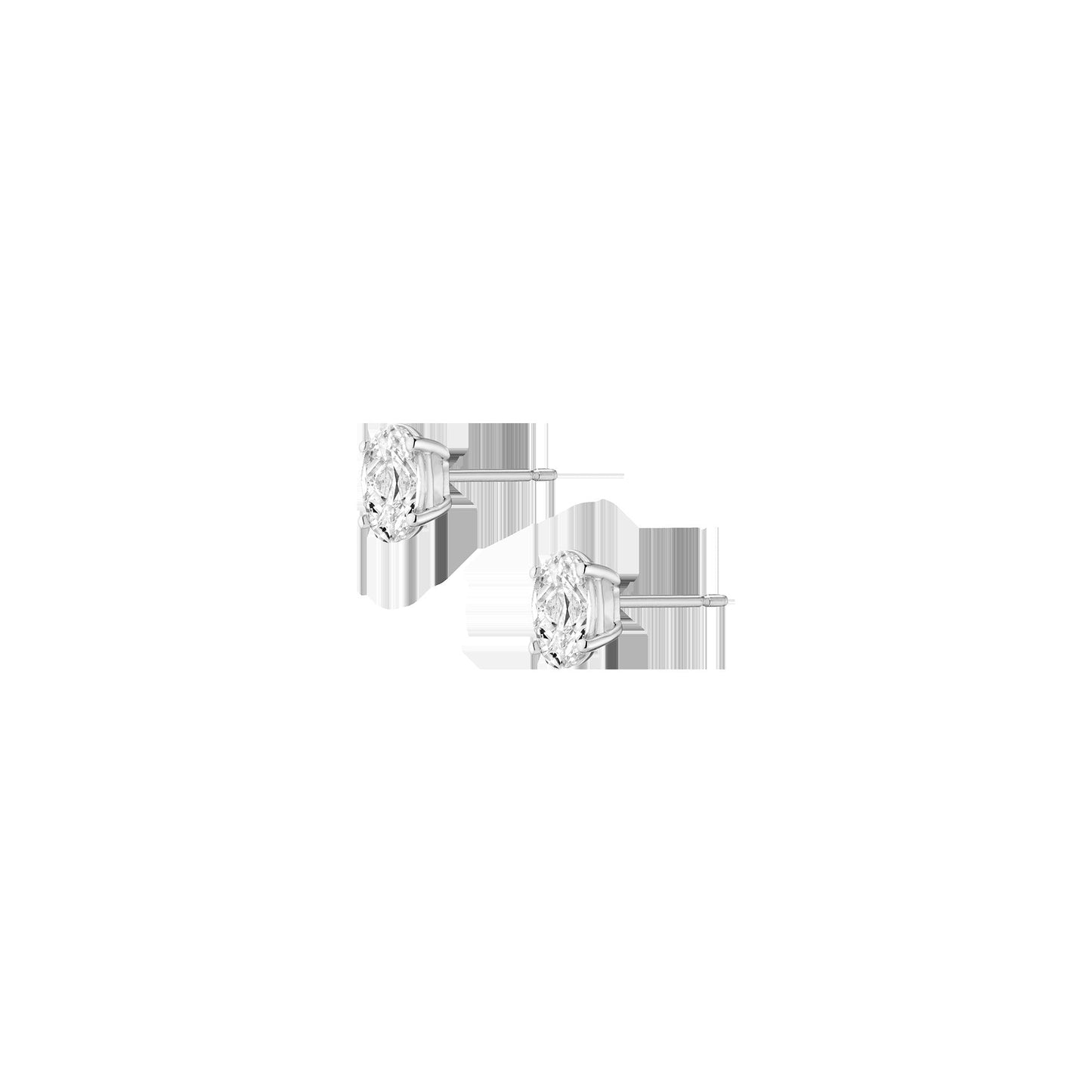 Luxury Oval Lab Grown Diamond Studs