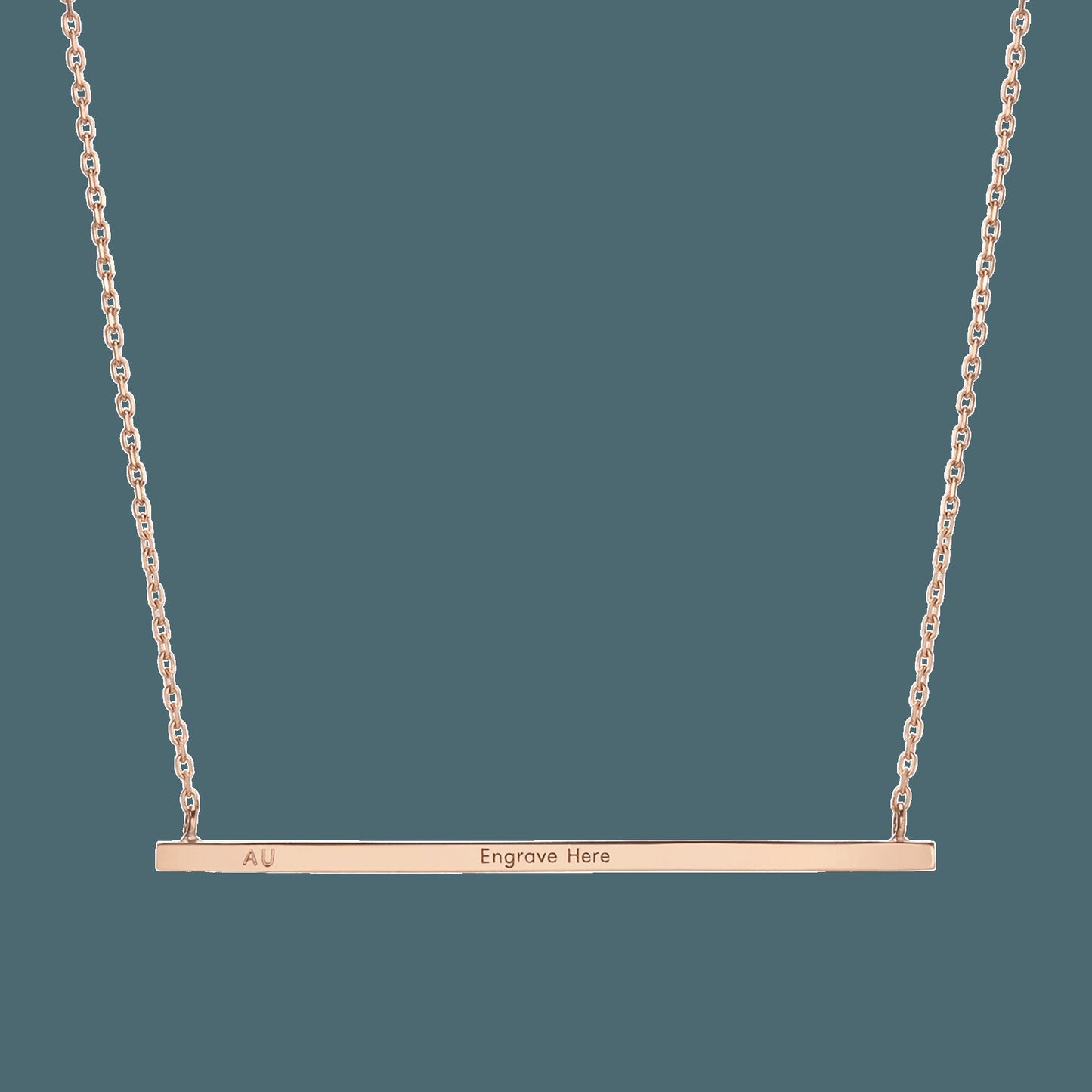 Gold Bar Necklace