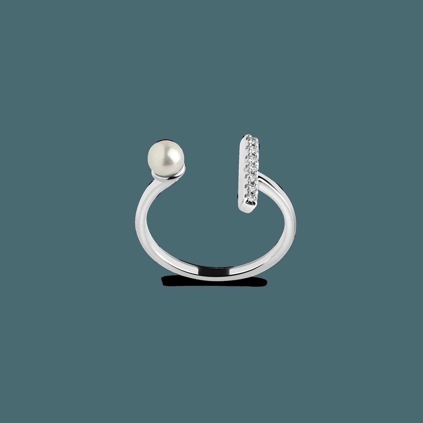 Archival Open Pearl Ring