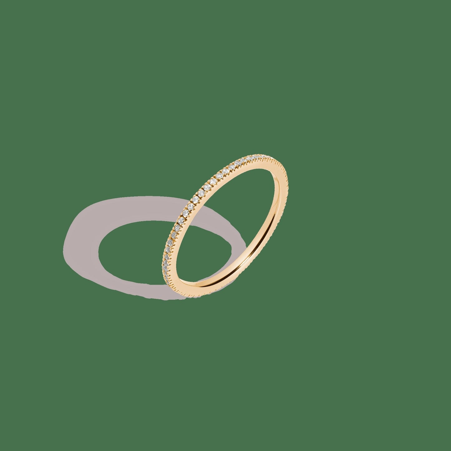 Pavé Lab Grown Diamond Eternity Ring