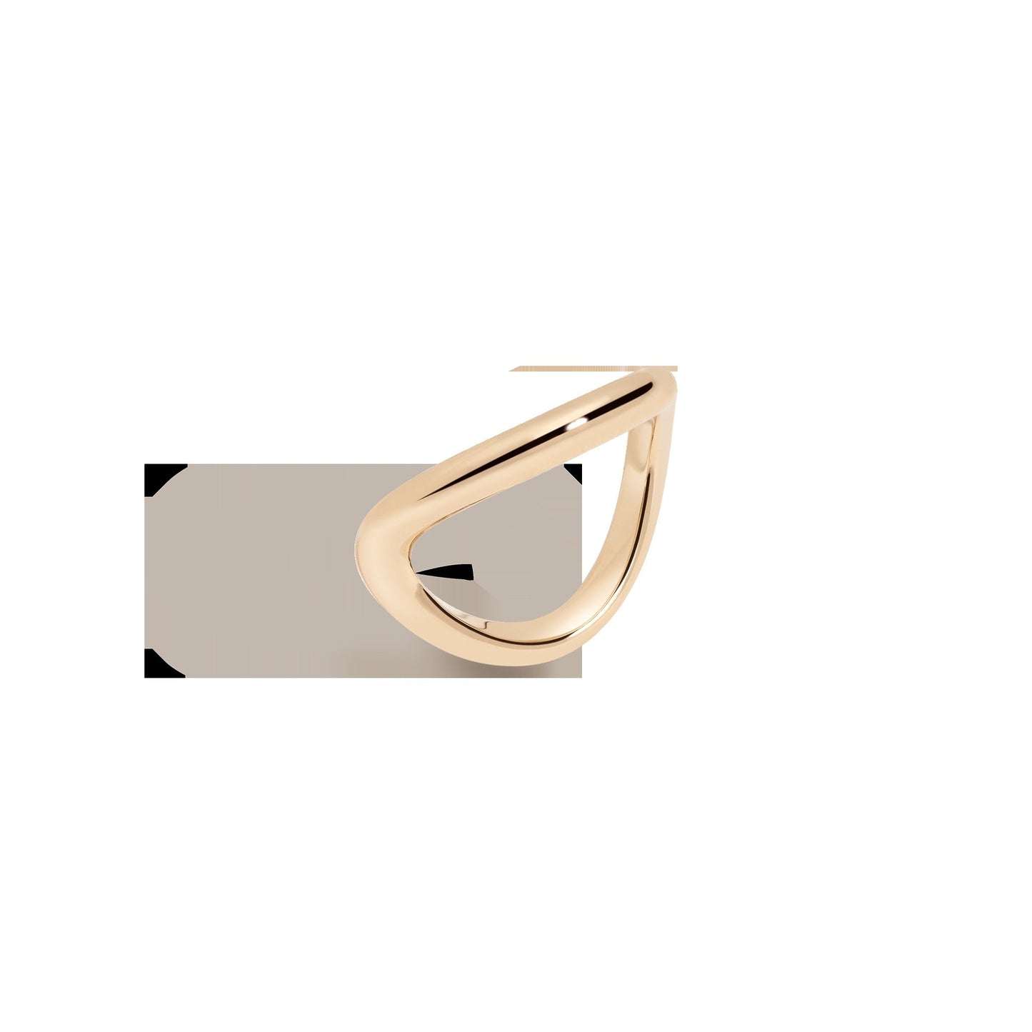 Gold Floating Ring