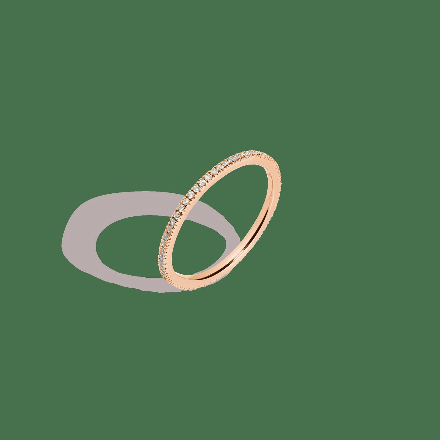 Pavé Lab Grown Diamond Eternity Ring