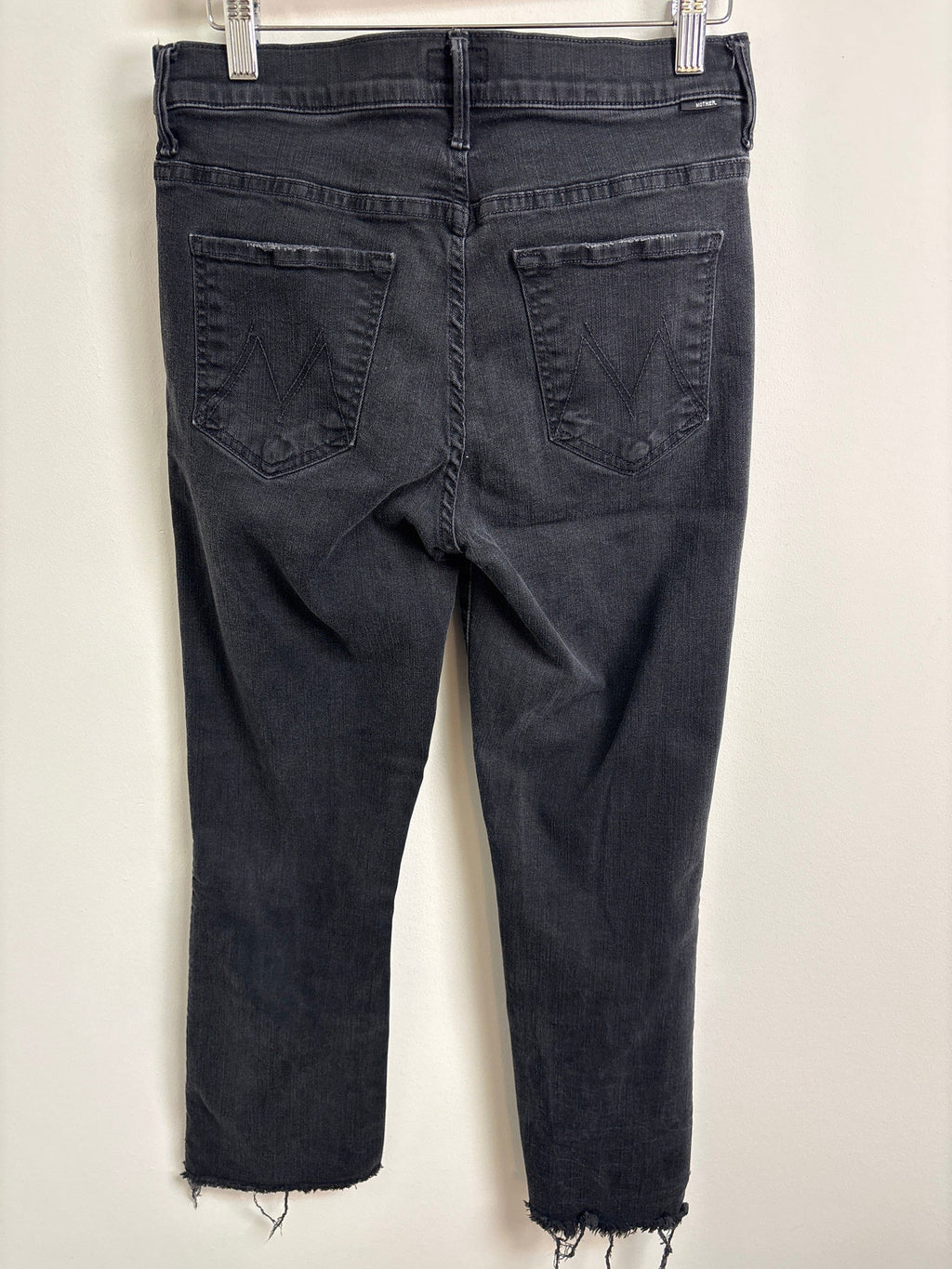 Mother The Insider Crop Step Fray 25" Inseam Jeans, 28 (6)