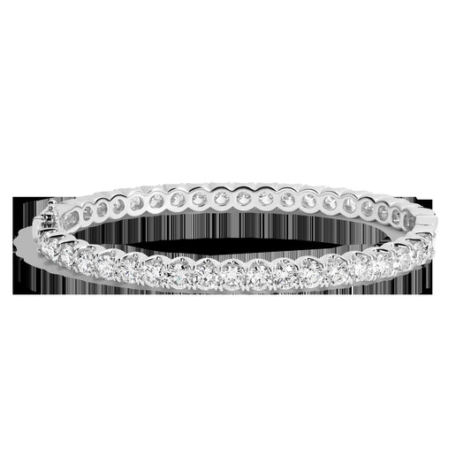 10ct Lab Grown Diamond Hinged Tennis Bracelet