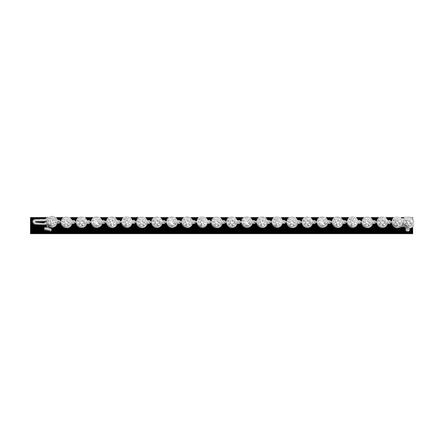 7ct Lab Grown Diamond Tennis Chain Bracelet