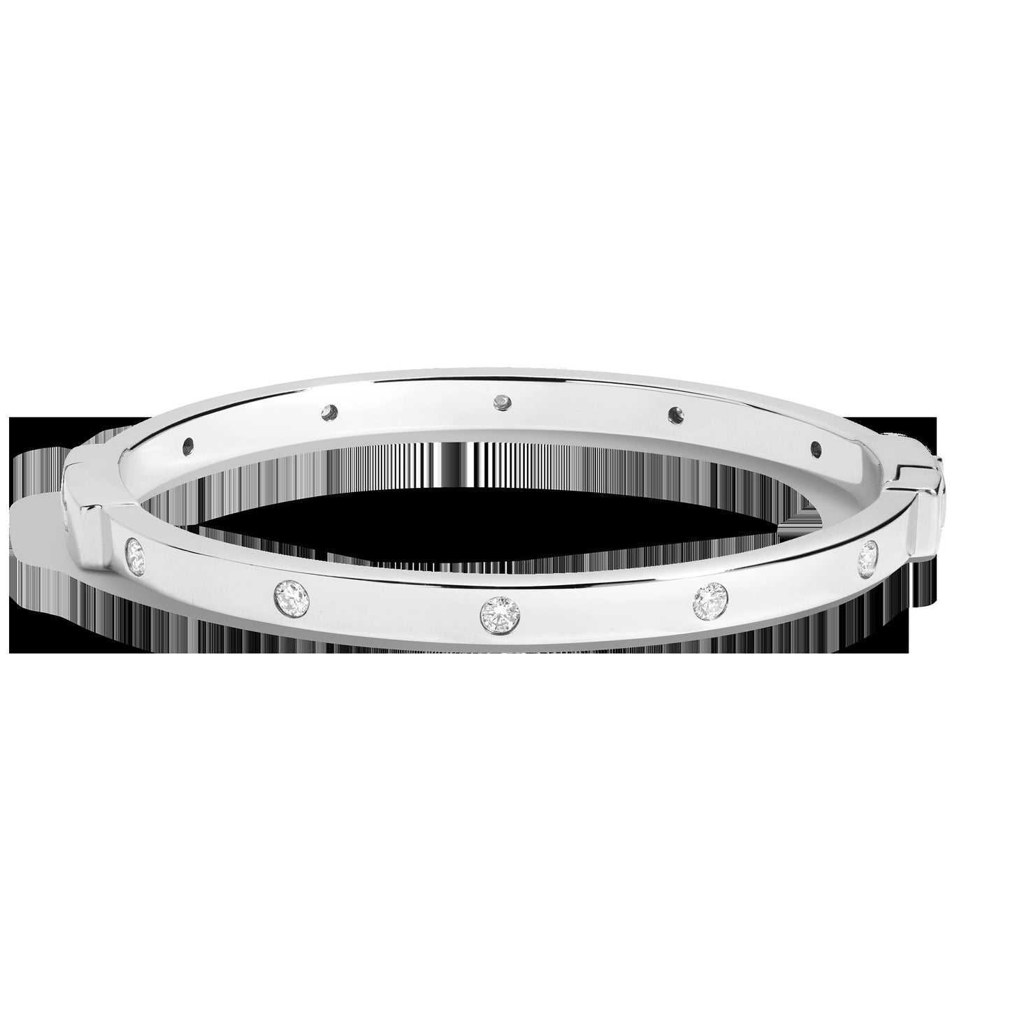 Lab Grown Diamond Station Cuff Bracelet