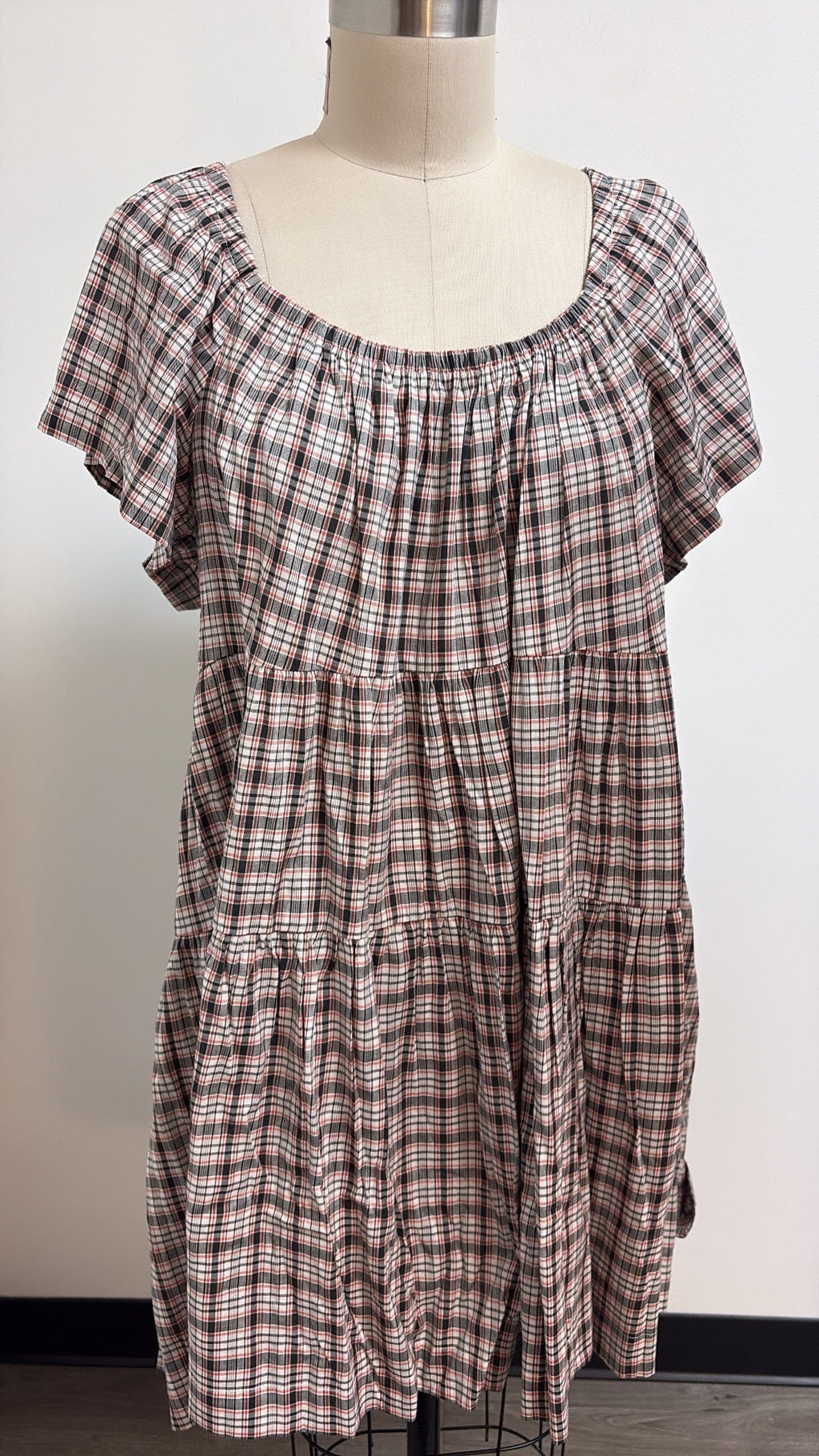 New Old Navy Plaid Dress, XL