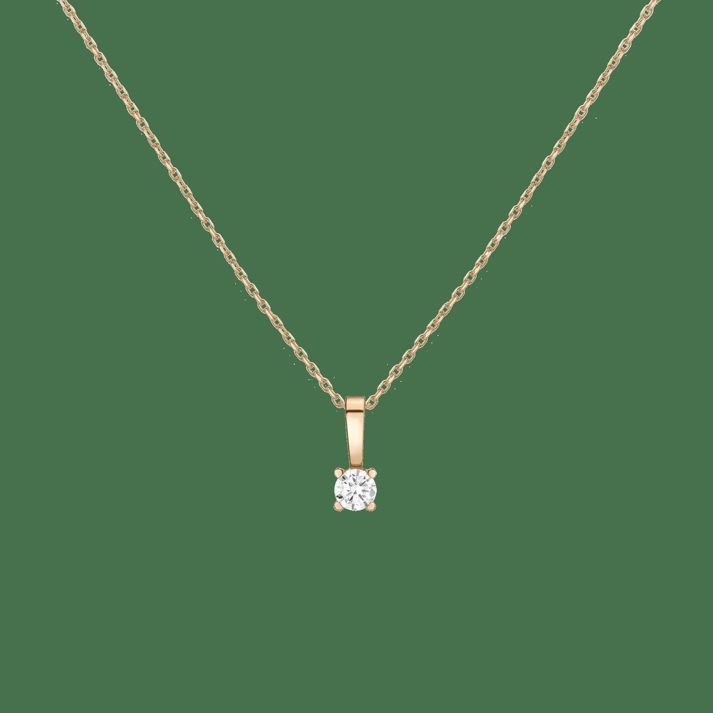 Lab Grown Diamond Solitaire Pendant