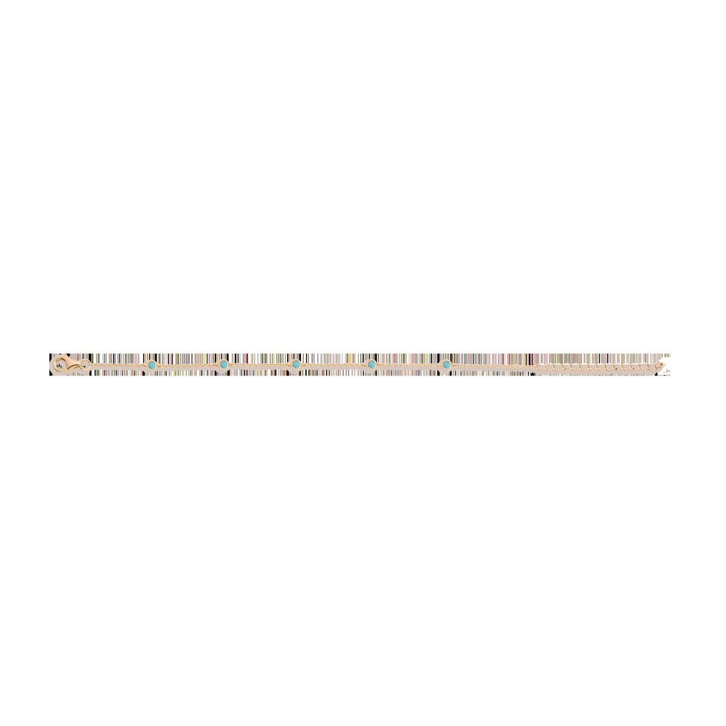 Aurate x Frye: Turquoise Station Bracelet