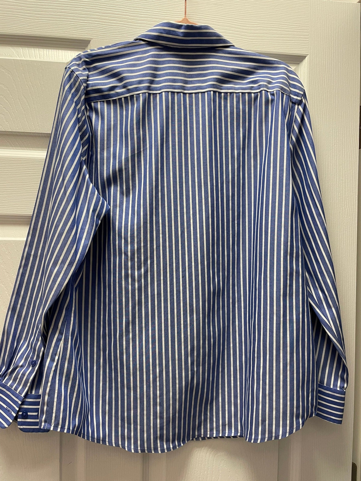 Jones New York Button Up Striped Shirt Sz L