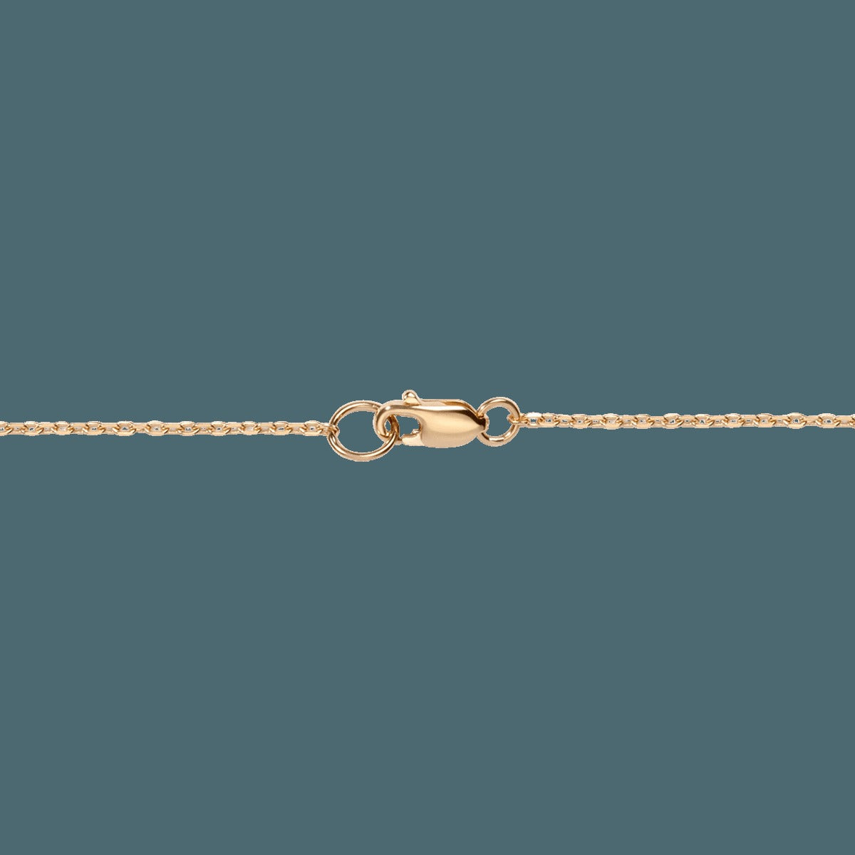 Diamond Bezel Evil Eye Necklace