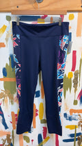 Tommy Bahama Blue 24" Inseam Leggings, M