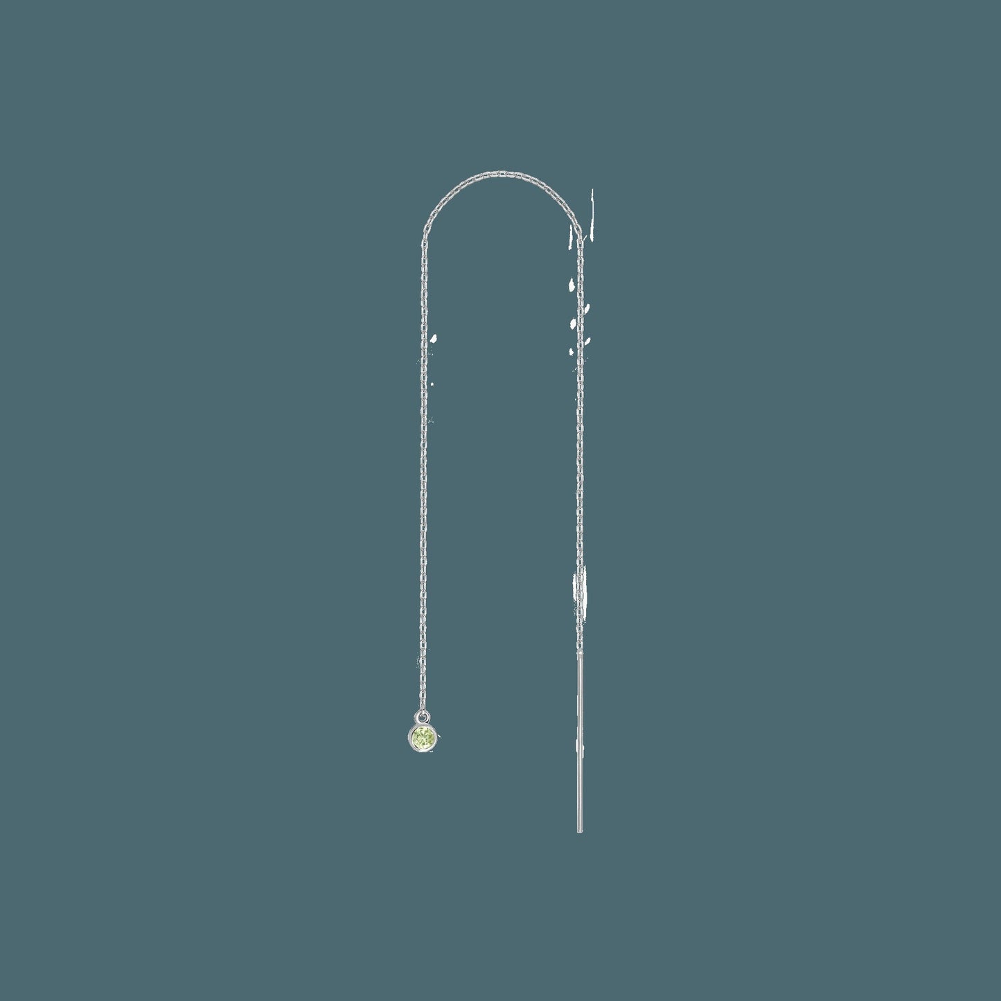 Birthstone Ear Chain Threader