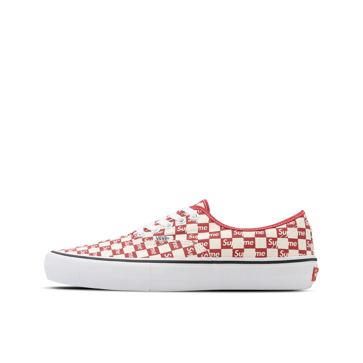 Vans Authentic Pro Supreme Checkers Red