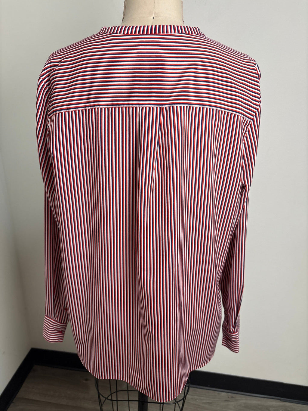 Cabi Red/White/Blue Top, L