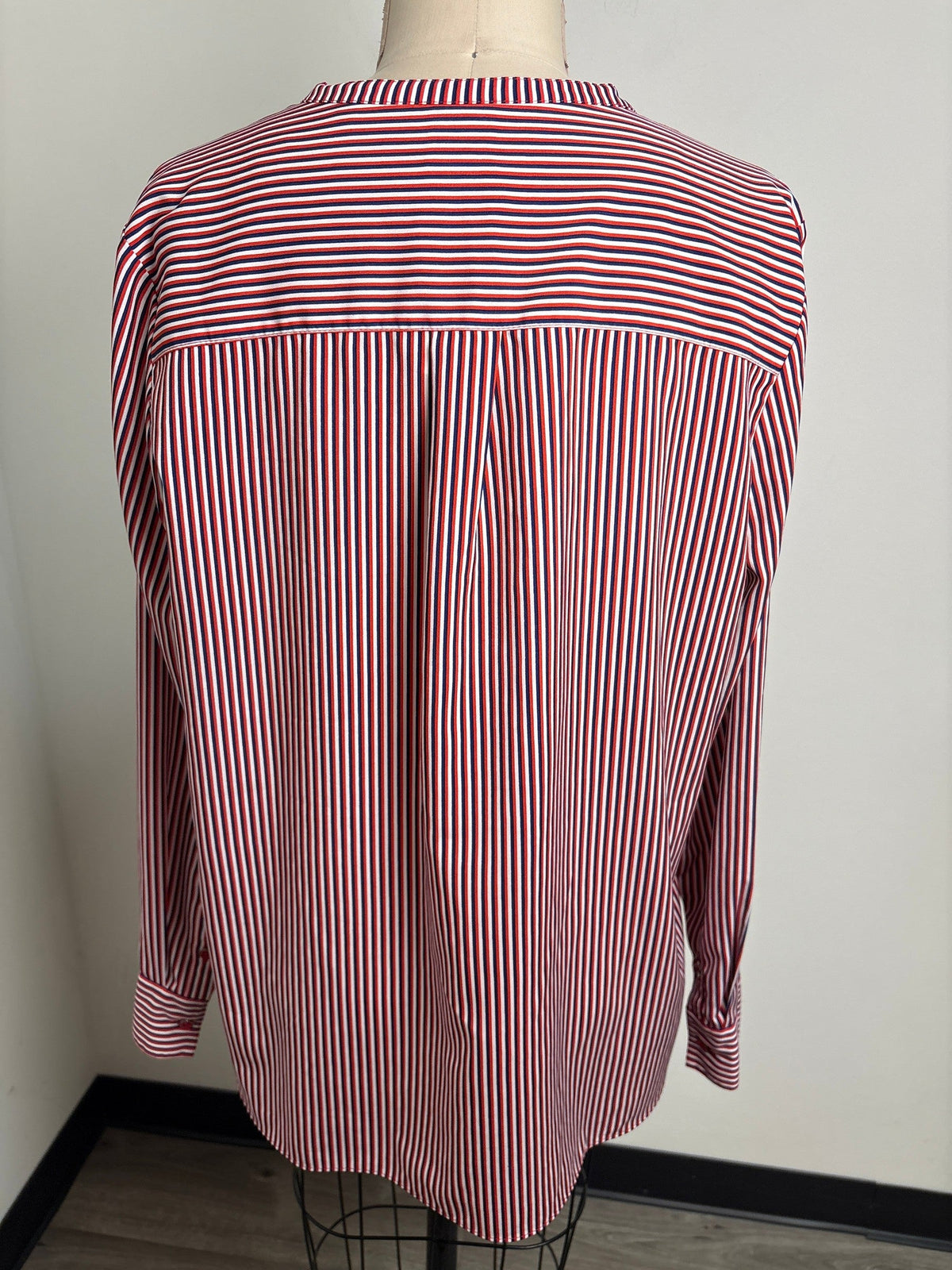 Cabi Red/White/Blue Top, L