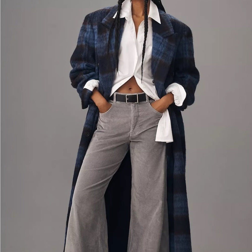 The Adi Mid-Rise Relaxed Flare Jeans by Pilcro: Corduroy Edition Size 27 NWT
