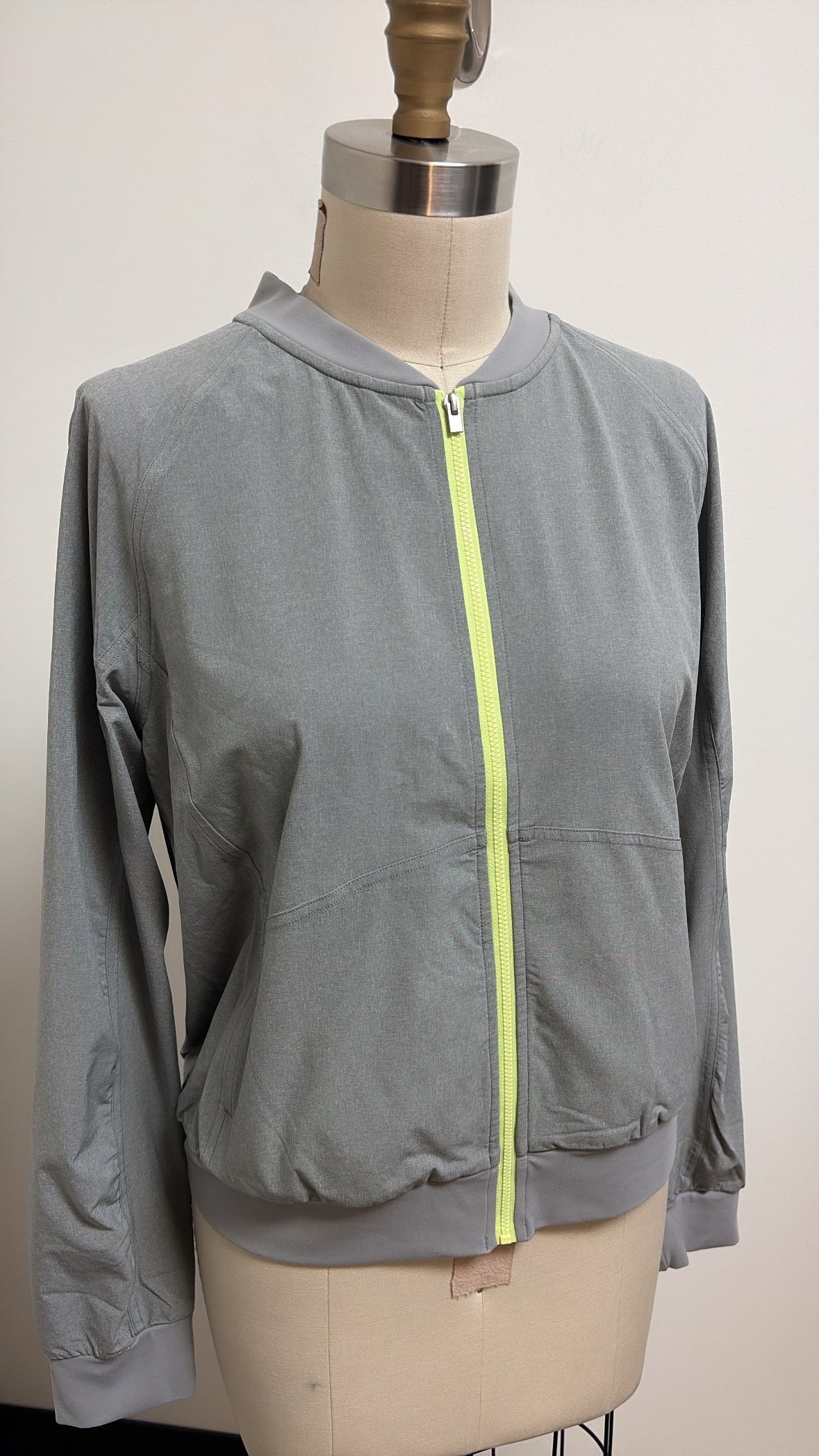 New Stori Heather Ash Intro Bomber Jacket, 8