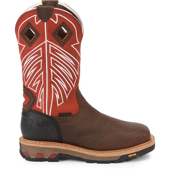 Men's Justin Roughneck 12" Waterproof Steel Toe