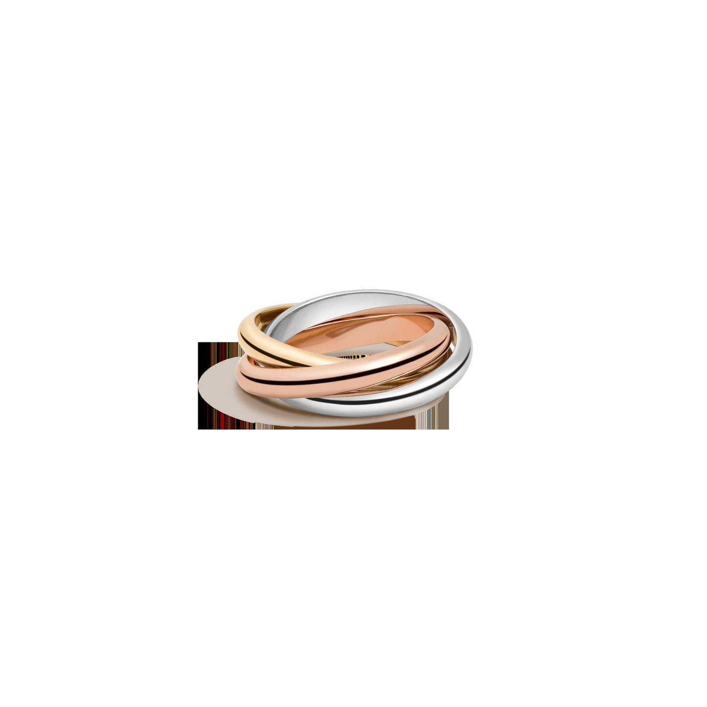 Tri-Color Interlocking Ring