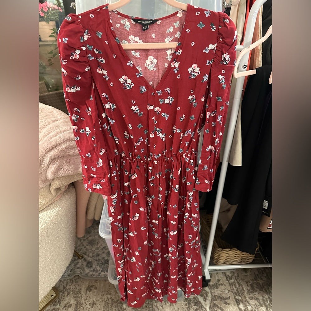 Banana republic extra small floral dress