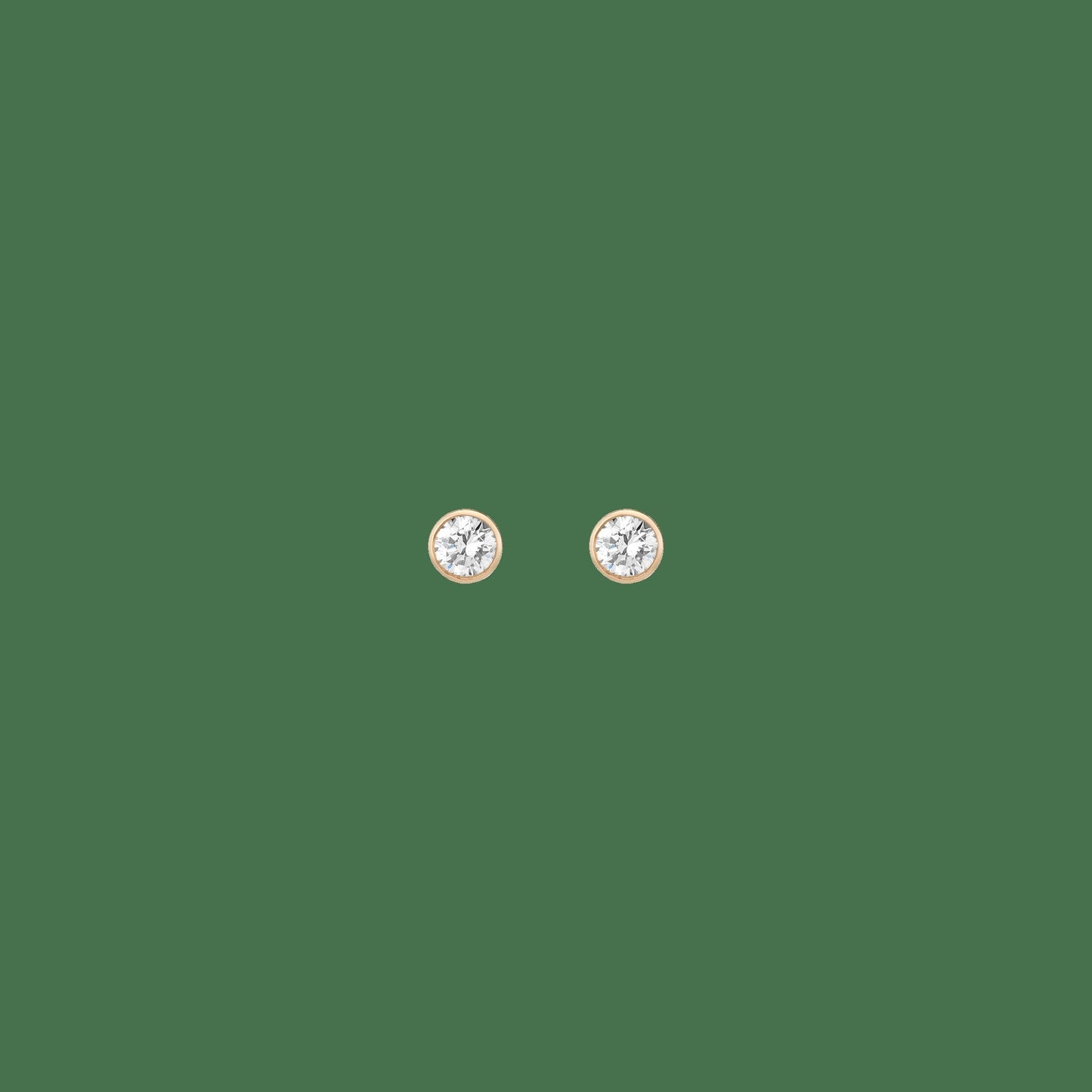 XXL Lab Grown Diamond Bezel Studs