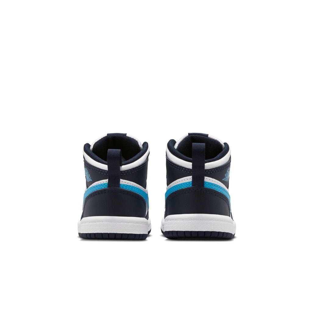 Air Jordan 1 Mid TD (Obsidian/DK Powder/White)