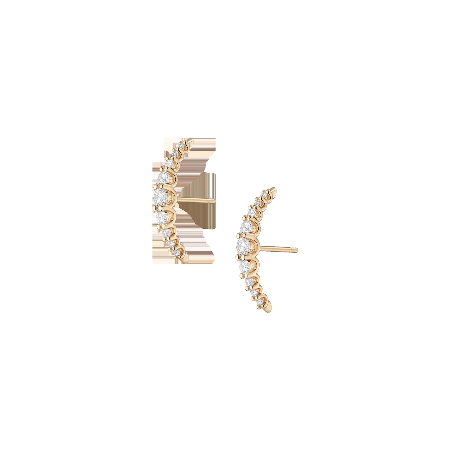 Lab Grown Diamond Eternity Stud Earrings