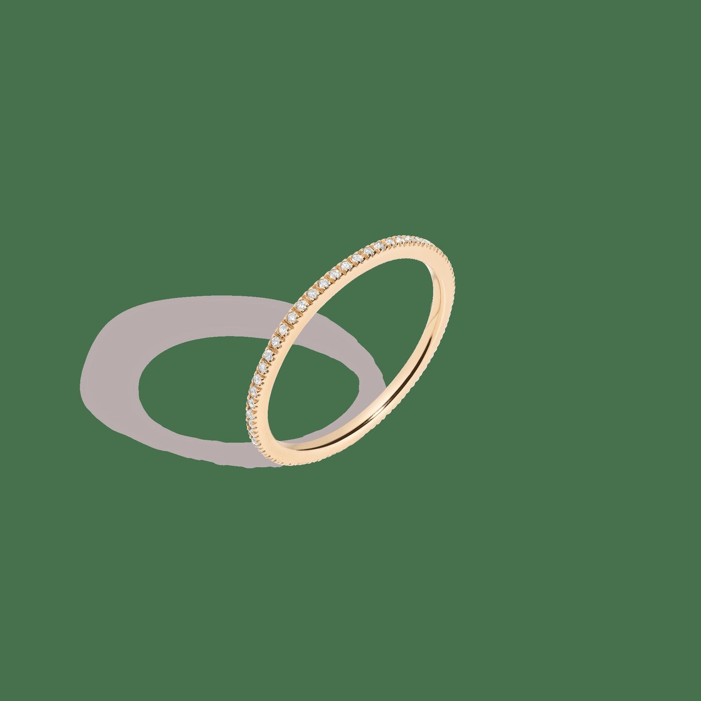 Pavé Lab Grown Diamond Eternity Ring