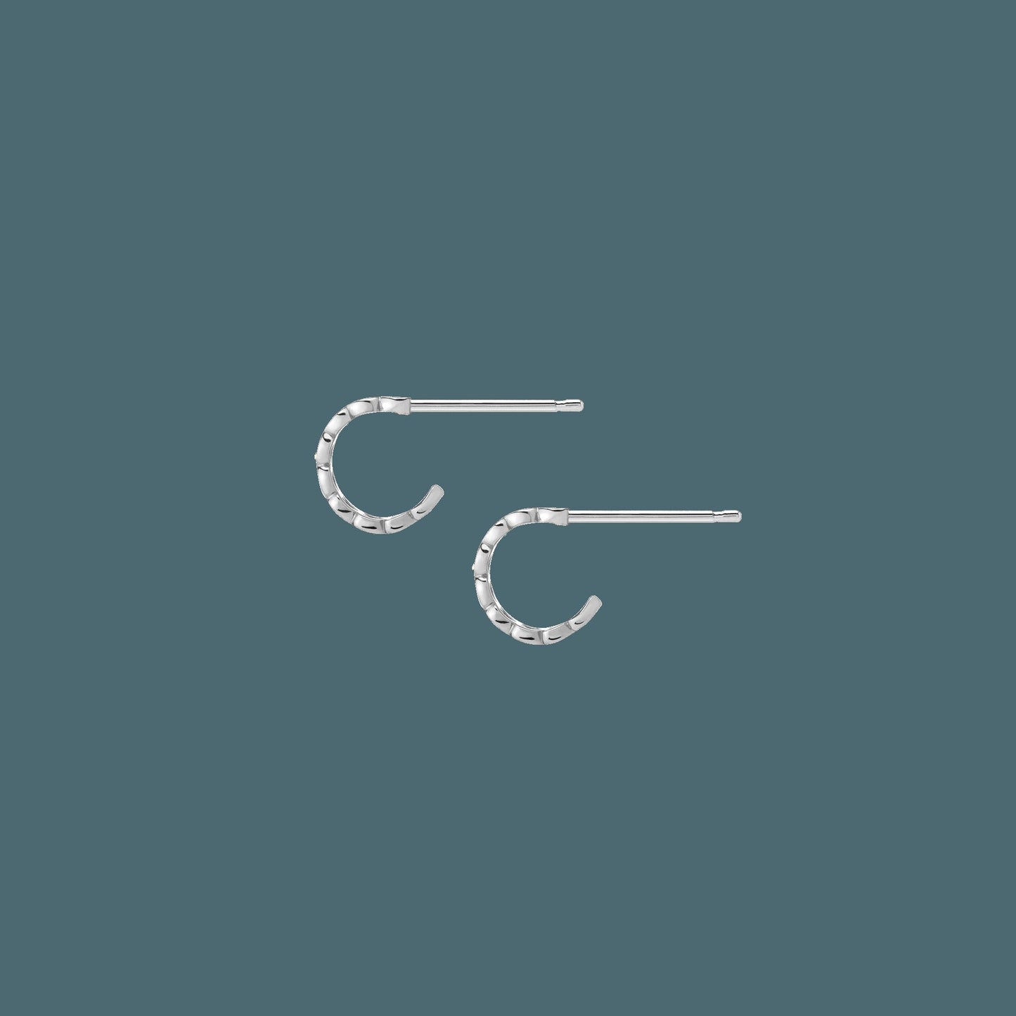 Infinity Heart Huggie Earrings