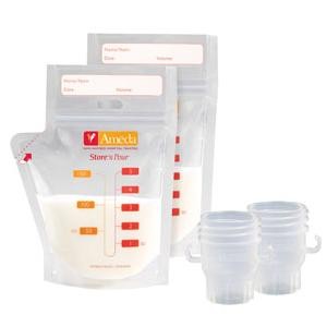 Ameda Store 'N PourTM Breast Milk Storage Bags Starter Kit