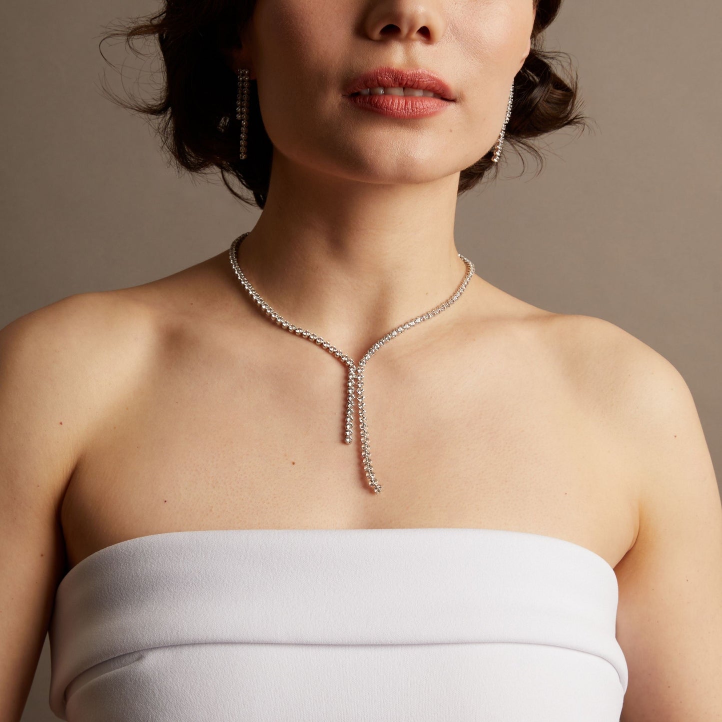 Aurate x Marilyn Monroe: Birth of a Star Tennis Necklace