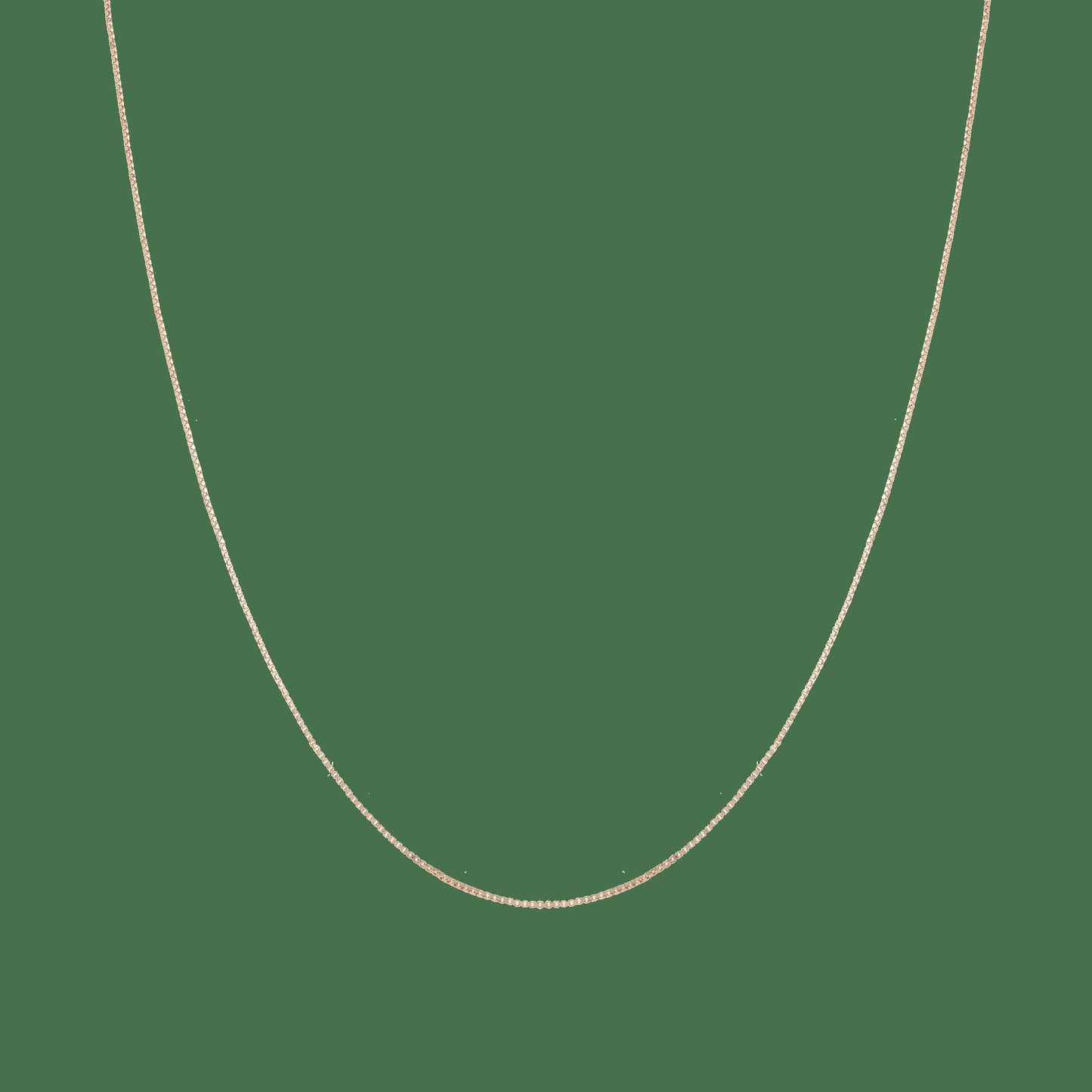 Small Box Chain Necklace