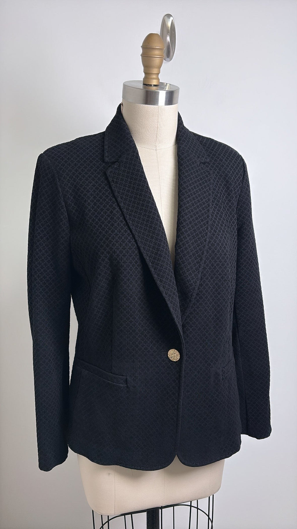 Anne Klein Black Blazer Jacket, L