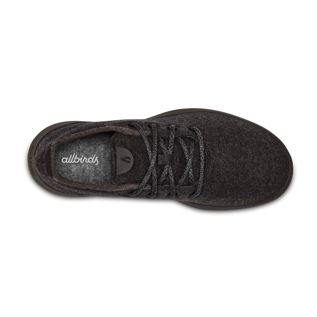 Women's Wool Runner - Natural Black (Black Sole)