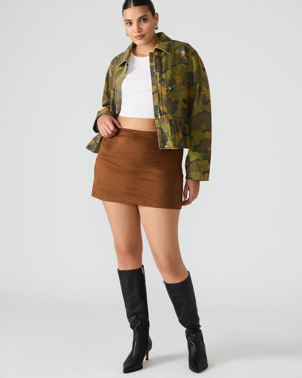 CINDI SKORT CHICORY COFFEE