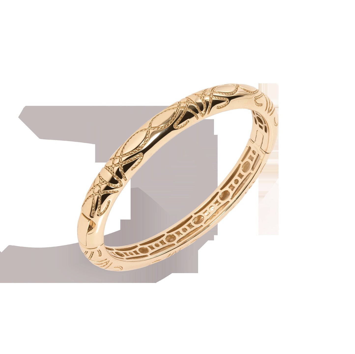 Aurate x Frye: Western Stitch Hinged Bracelet