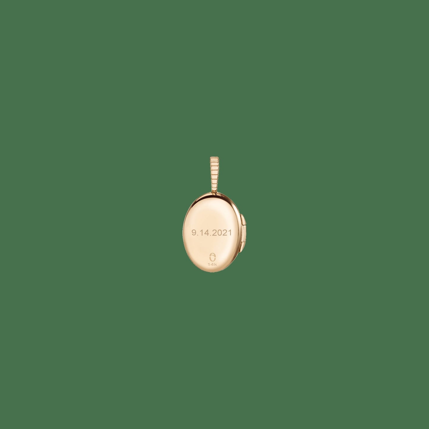 Solid Gold Locket Pendant