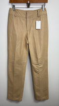 Liz Claiborne Genuine Leather 30" Inseam Jeans, 4