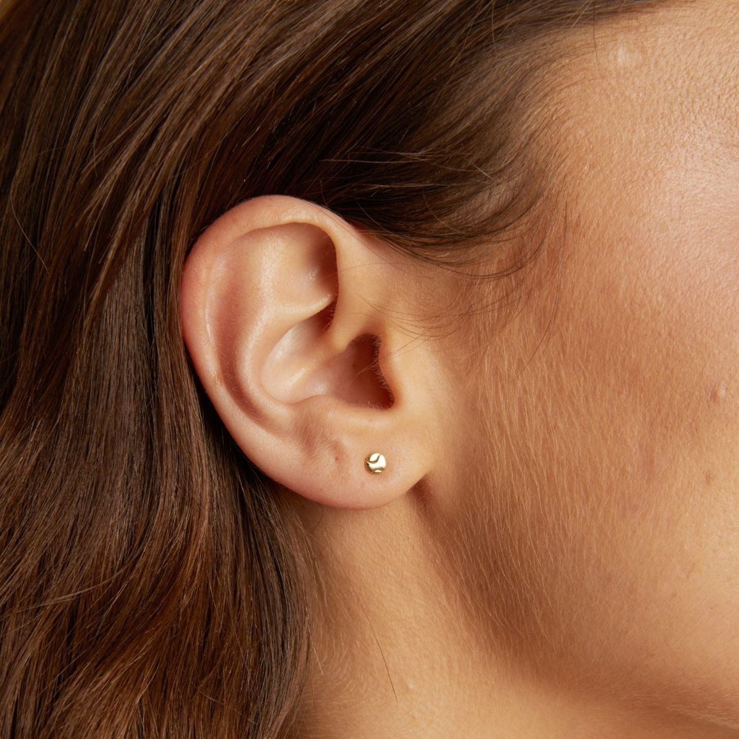 Aurate x Wilson: Tennis Ball Stud Earrings