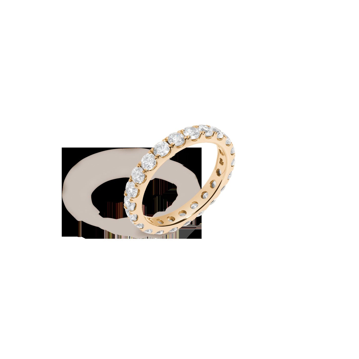 2ct Round Lab Grown Diamond Eternity Ring